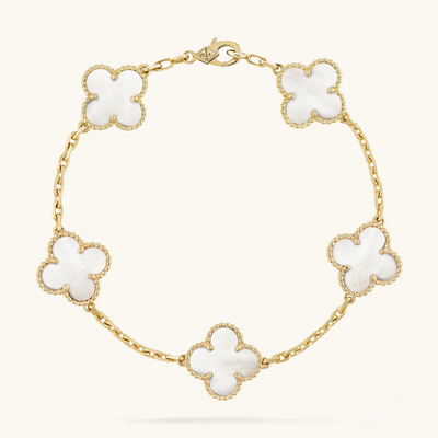CLOVER | White Bracelet
