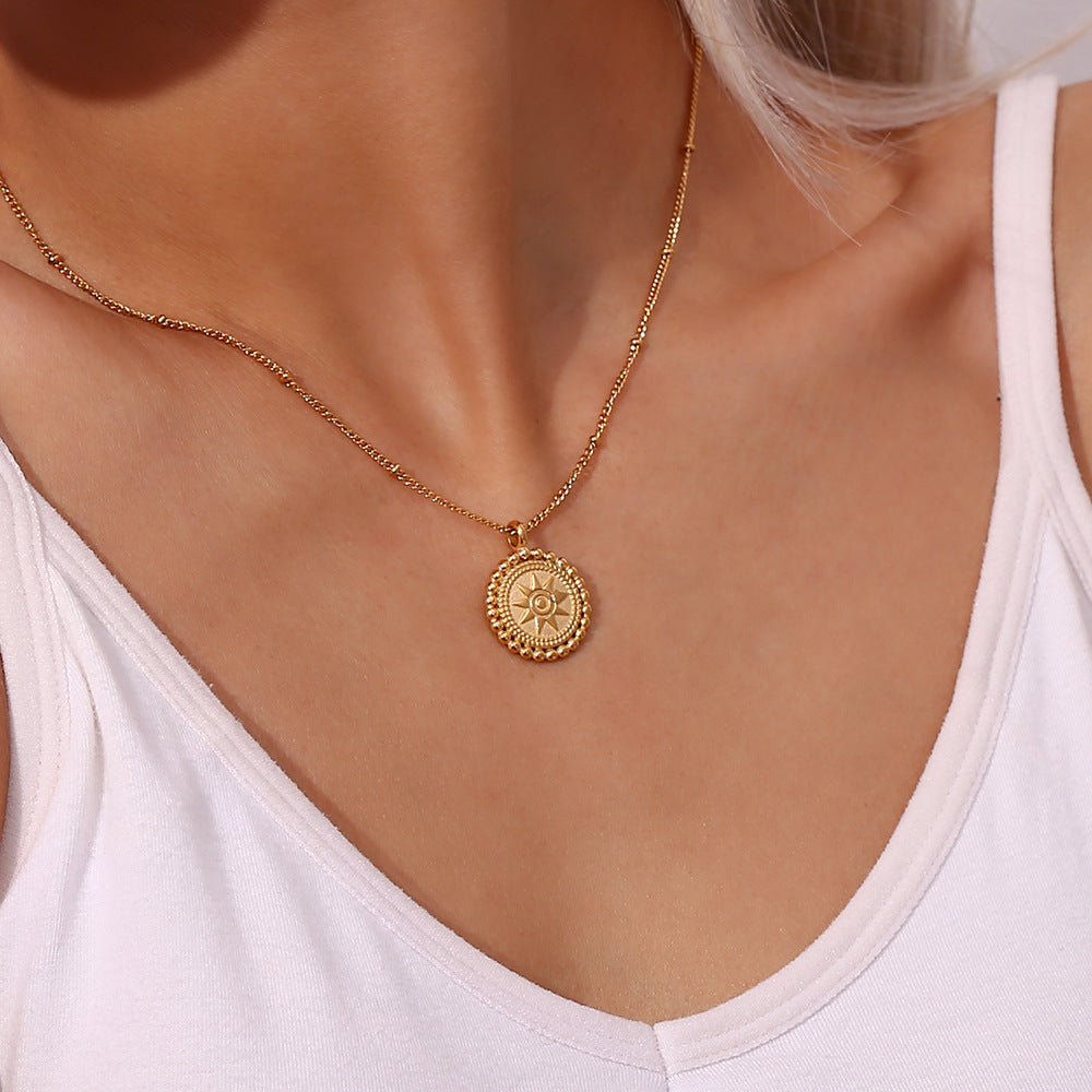 Starlight Gold Pendant Necklace