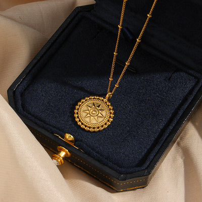 Starlight Gold Pendant Necklace