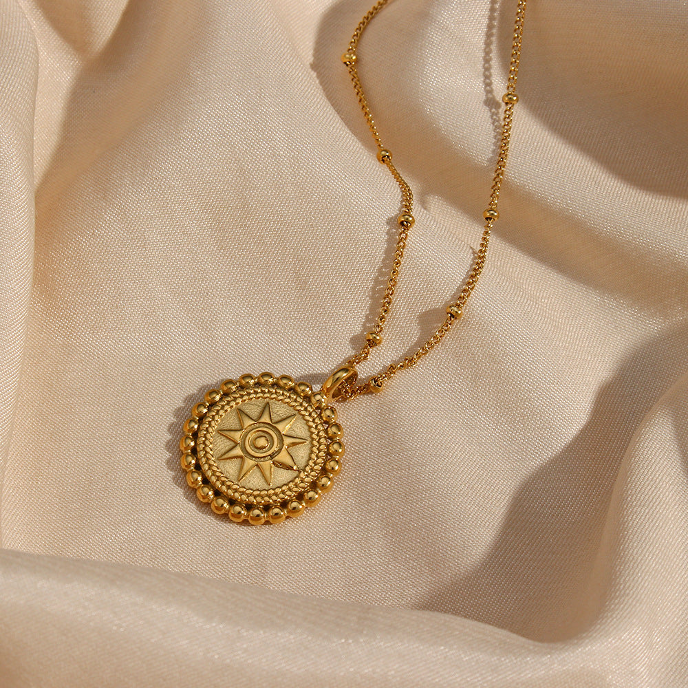 Starlight Gold Pendant Necklace