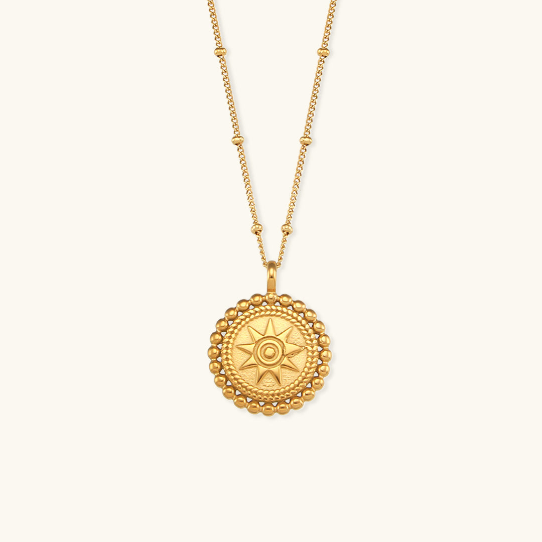 Starlight Gold Pendant Necklace
