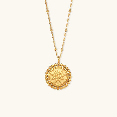 Starlight Gold Pendant Necklace